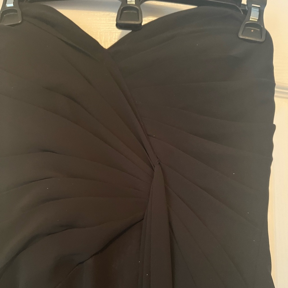 Long Formal Black Cocktail Dress